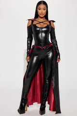 Vampire Of Your Dreams 1 Piece Costume Set - Black/Red