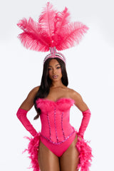 After Dark 5 Piece Costume Set - Pink