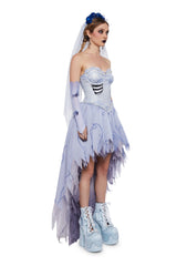 Moonlit Glow High-Low Dress