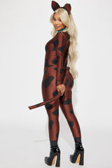 Solving Mysteries Pup Jumpsuit 3 Piece Costume Set - Brown/combo