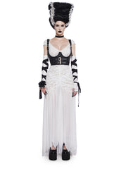 Reanimated Bride Premium Costume And Wig Set