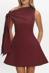 It’s A Match Mini Dress Burgundy