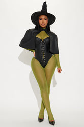 West Side Witch 4 Piece Costume Set - Black