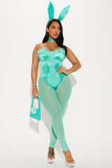 Cutest Sexy Bunny 5 Piece Costume Set - Mint