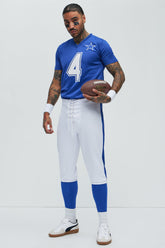 Star Football Player Costume - Blue
