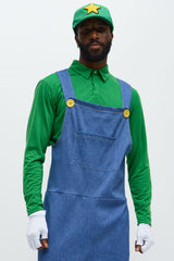 Power Up Brothers Halloween Costume - Green/combo