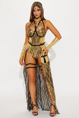 Queen of the Nile 3 Piece Costume Set - Gold
