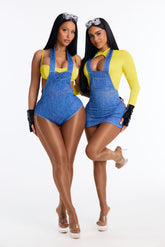 Hot Little Helper 4 Piece Costume Set - Yellow/combo
