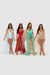 Constellation Nymph 2 Piece Costume Set - Silver