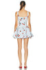 Bubble Dress In Blue Multi