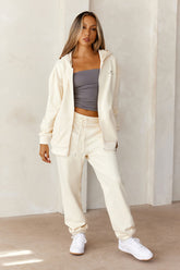 BASE Cuffed Sweatpants Cream