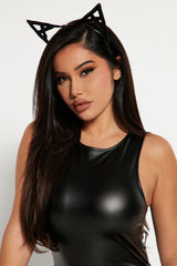 Sweet Kitty Cat Ears Headband - Black