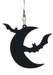 Crescent Flight Drop Earrings