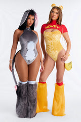 Honey Pot Hottie 4 Piece Costume Set - Yellow