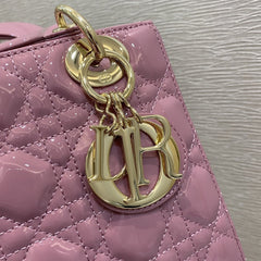 MEDIUM ULTRAMATTE BAG 20 PINK PATENT CALFSKIN
