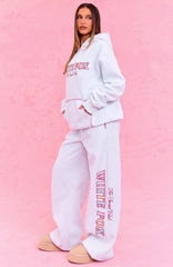 The Social Club Elena Oversized Hoodie Grey Marle
