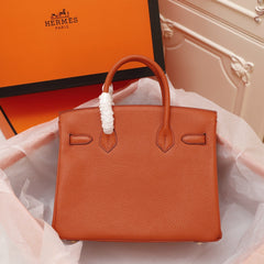 HM BIRKIN BAG 30 FIRE TOGO GOLD HARDWARE