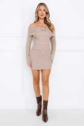 Exclusive Style Knit Set Taupe