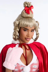 Naughty Little Who 7 Piece Costume Set - Red/combo