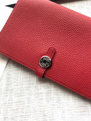 HM Dogon Wallet 20 Red Togo SHW