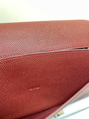CONSTANCE TO GO 20.5 BURGUNDY EPSOM SILVER HARDWARE
