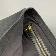 Celine Cabas Tote Black Canvas 142092
