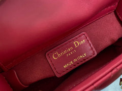 micro lady 12 red lambskin
