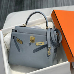 hm kelly 32cm baby blue togo leather gold hardware