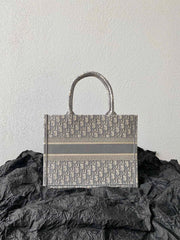 Medium CD Book Tote 36cm Grey