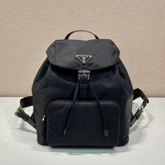 Prada 2026 Backpack 27cm Black Re-Nylon