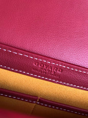 233 BAG 25 IN CLASSIC RED CALFKIN AND GOYARDINE CANVAS