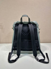 Triangle Logo Backpack 45 In Ash Gray Re-Nylon