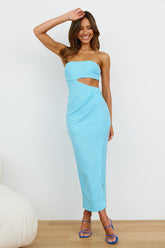 Bass Biased Midi Dress Blue