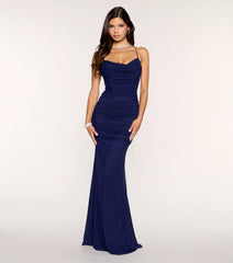 Aleah Corset Lace-Up Mermaid Dress