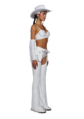 Giddy Up Cowboy Costume - White