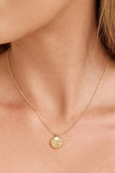 18k Gold Plated Parallels Necklace Gold