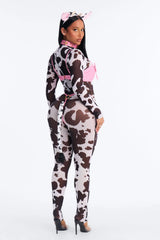 Sexy Mood 7 Piece Costume Set - Black/White