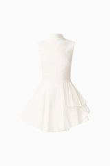 Nydia A-Line Mini Dress in White