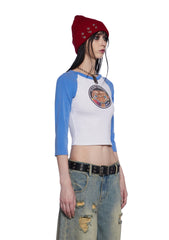I’ll Be Right Here Raglan Tee