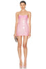 Balconette Bra Detail Mini Cami Dress In Pink