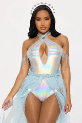 Constellation Nymph 2 Piece Costume Set - Silver