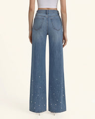 The Mermaid Shimmer Pearl Jeans - Dancing in The Moonlight