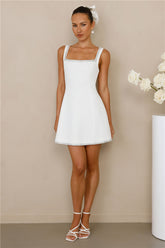 Luxe Ambience Mini Dress White