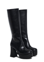Flirty Flair Go Go Boots - Black