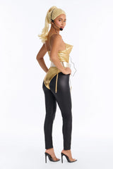 Ambition In Heels 5 Piece Costume Set - Gold
