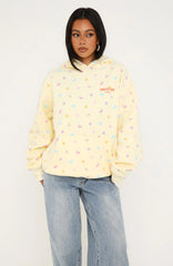 Vol. 2 Printed Oversized Hoodie Lemon