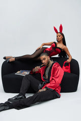 Bachelor Costume - Red/Black