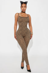 Feline Fatale 3 Piece Costume Set - Brown/combo
