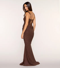 Vianne Glitter Corset Mermaid Formal Dress