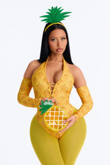 Fruit Of Temptation 5 Piece Costume Set - Yellow